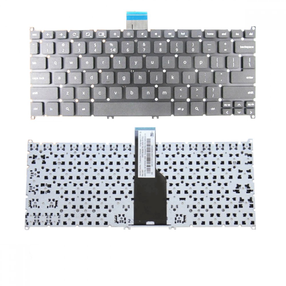 Bàn phím dùng cho Acer S3-371,V3-171,V5-121,Acer One 756,725 (Màu Xám)