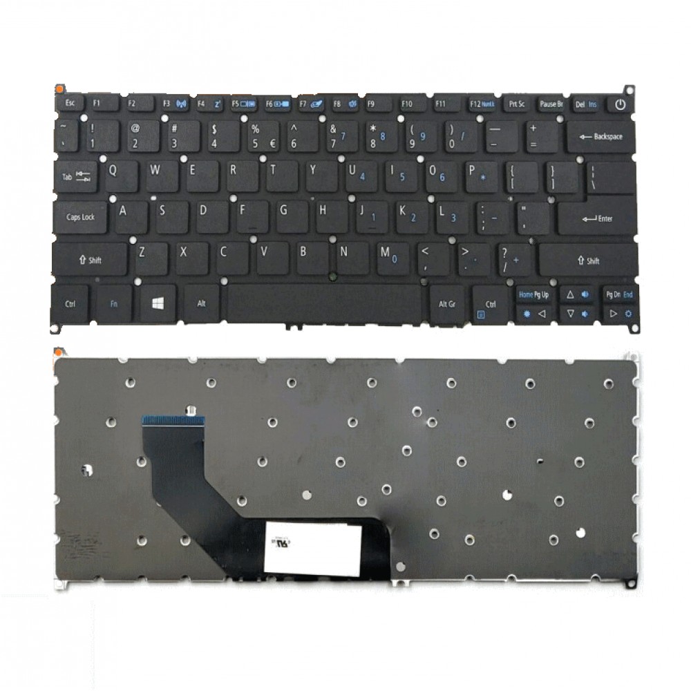 Bàn phím dùng cho Acer SF314-41,SF314-52G,SF314-53G,SF314-55G,SF314-56G (Màu Đen) Có nút nguồn