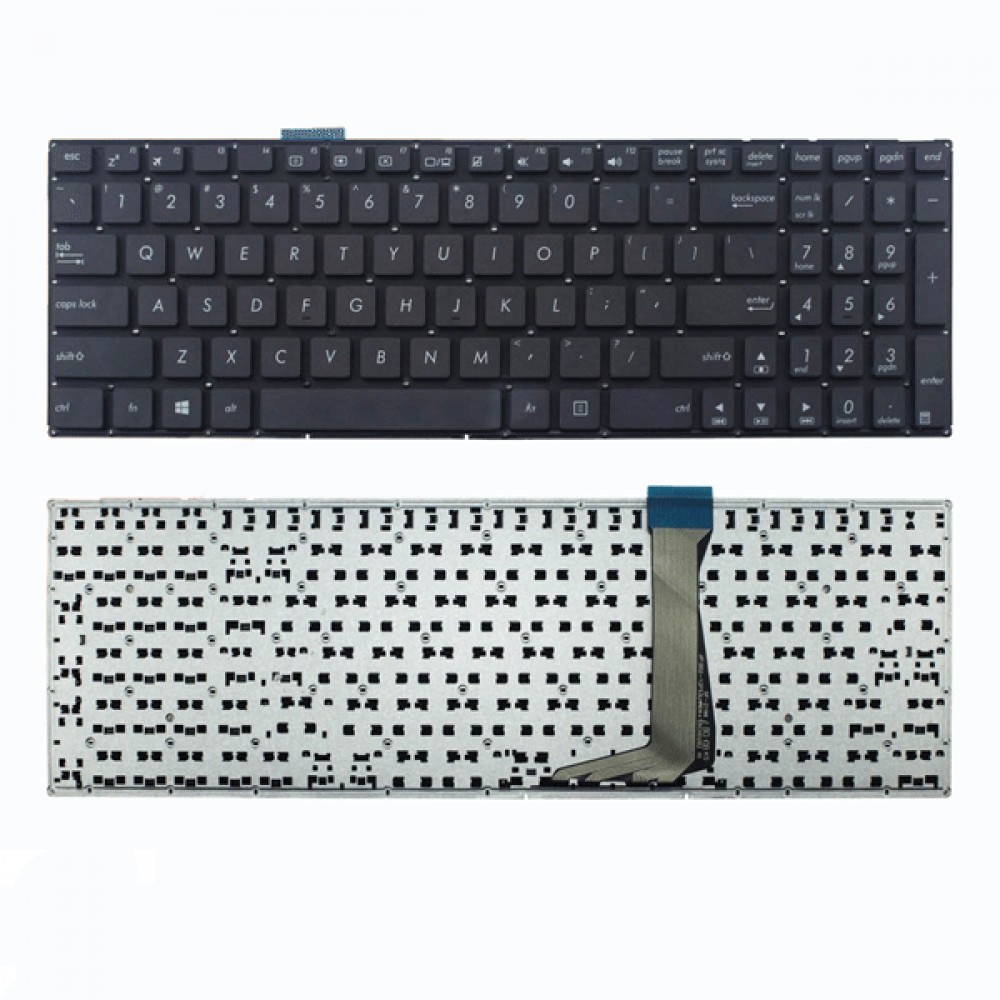 Bàn phím dùng cho Asus E502,E502M,E502MA,E502S,E502SA,E502N,E502NA (Màu Đen)