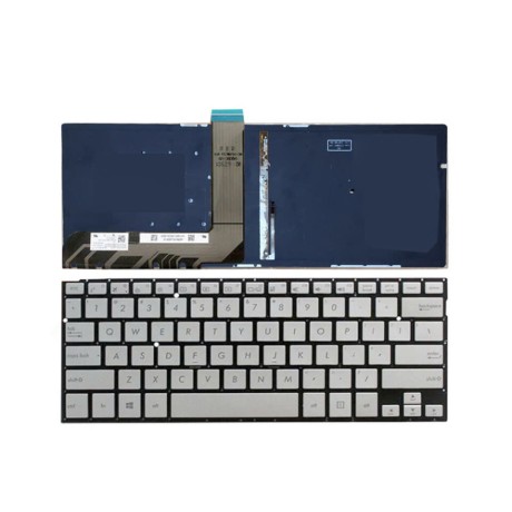 Bàn phím dùng cho Asus TP300L,Q302,Q304 (Màu bạc) Có đèn