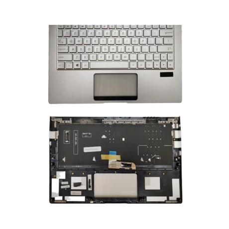 Bàn phím dùng cho Asus UX333F,UX333FA,UX333FN (Màu Xanh Đen) Có Đèn + Nguyên Bệ