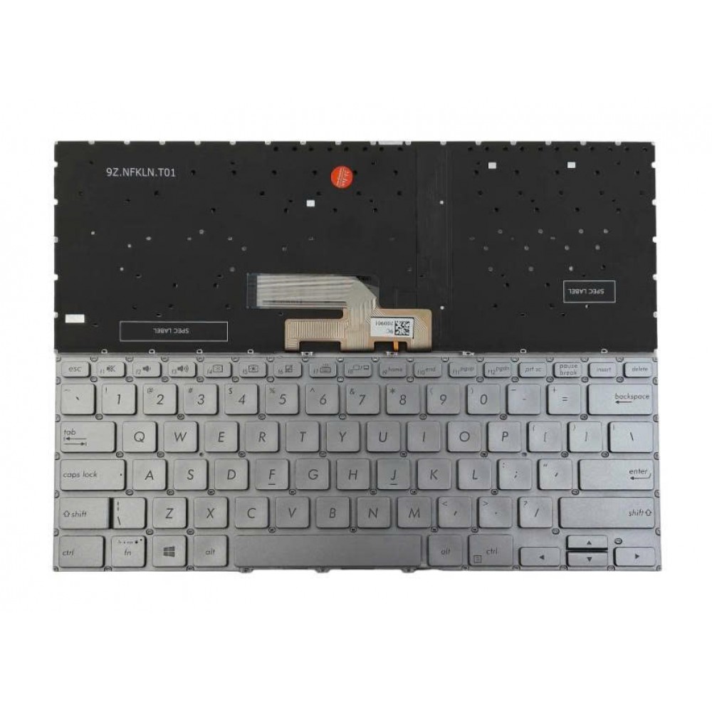 Bàn phím dùng cho Asus UX462,UX462D,UX462DA,UX462FA,UM462,UM462DA (Màu bạc) Có đèn