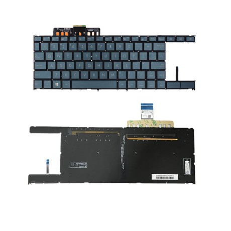 Bàn phím dùng cho Asus UX481,UX481FA,UX481FAY,UX481FL,UX481FLY (Màu Xanh Đen) Có đèn