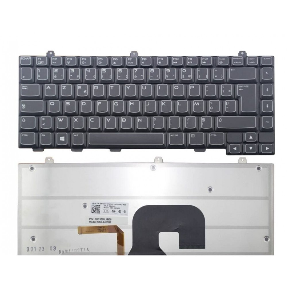 Bàn phím dùng cho Dell Alienware M14X-R2 (Có Đèn) Châu Âu