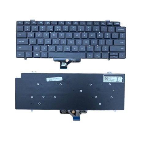 Bàn phím dùng cho Dell Latitude 7410 2 in 1,P426V (Màu đen)