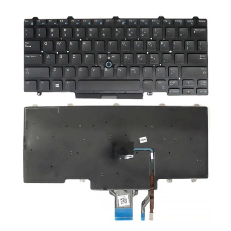 Bàn phím dùng cho Dell Latitude E5450,E5480,E7450,E7470,E7480 (Chuột trái+phải)