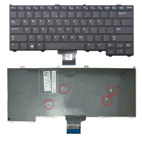 Bàn phím dùng cho Dell Latitude E7240,E7440