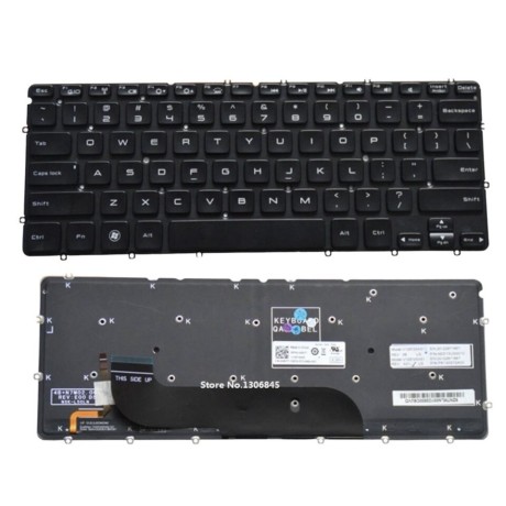 Bàn phím dùng cho Dell Xps 12,Xps 13,Xps13z-L321X,L322X (Có đèn)