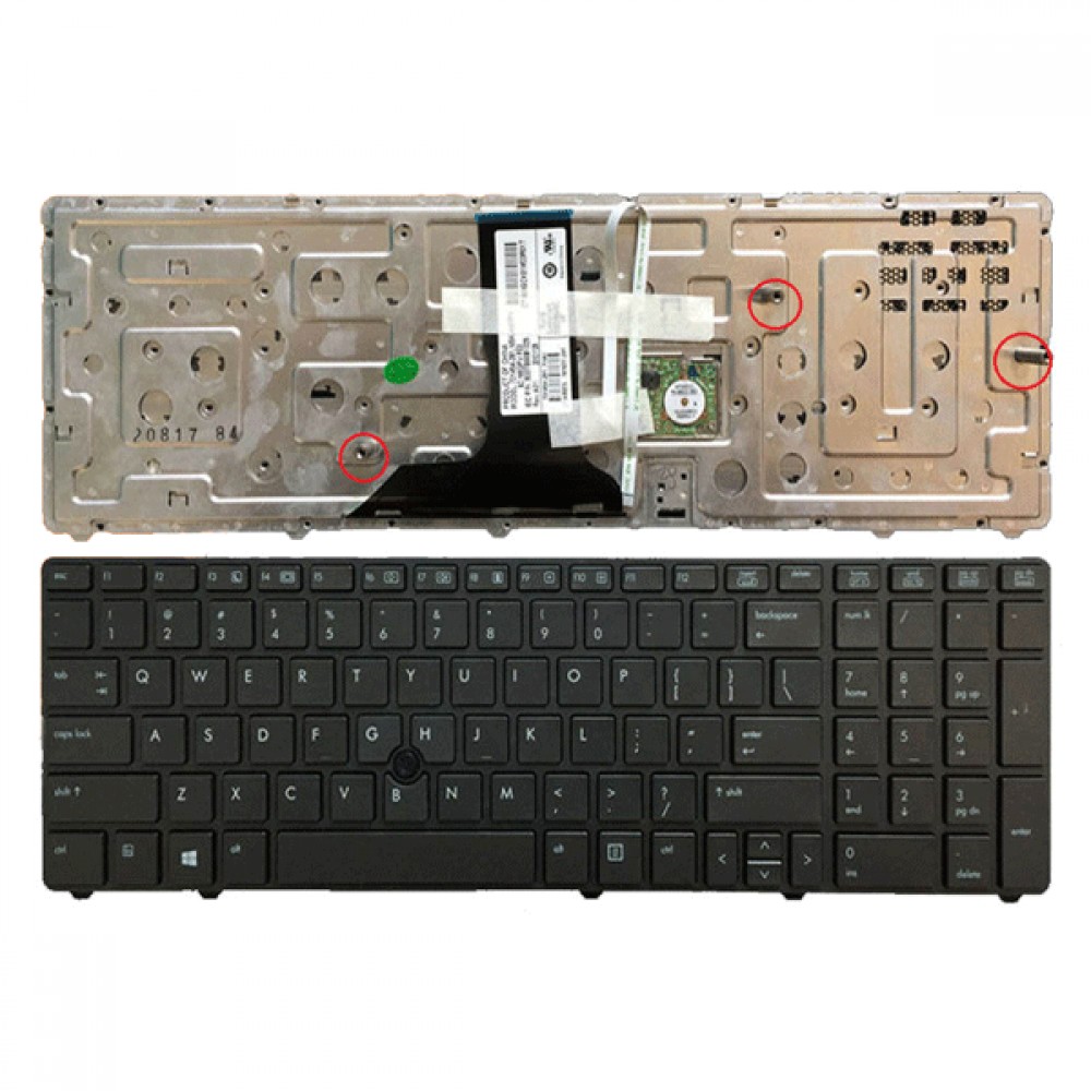 Bàn phím dùng cho Hp 8760W,8770W (Có Khung)