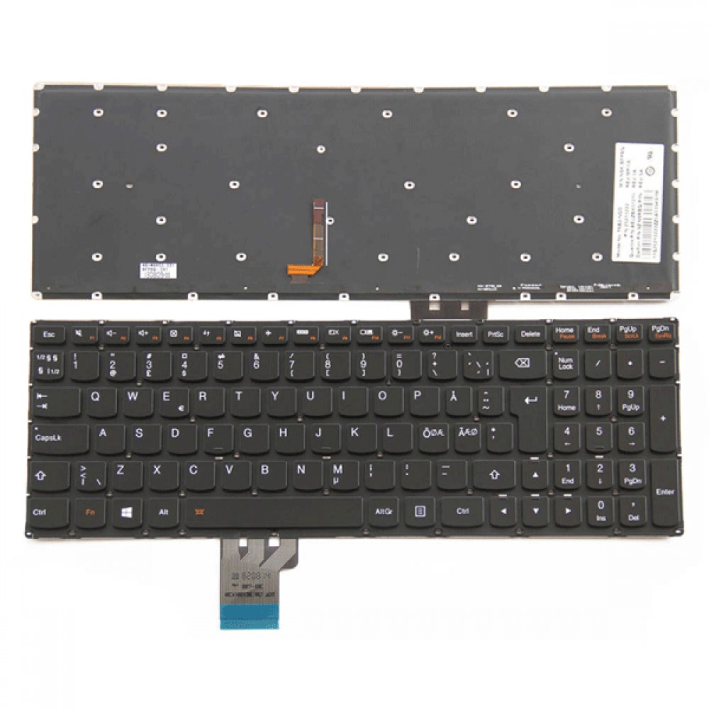 Bàn phím dùng cho Lenovo U530,U530P (Có Đèn) Châu âu