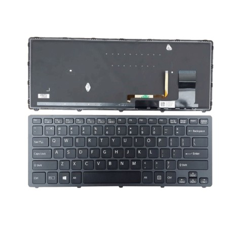 Bàn phím dùng cho Sony Svf-14N (Màu Đen) Có Đèn