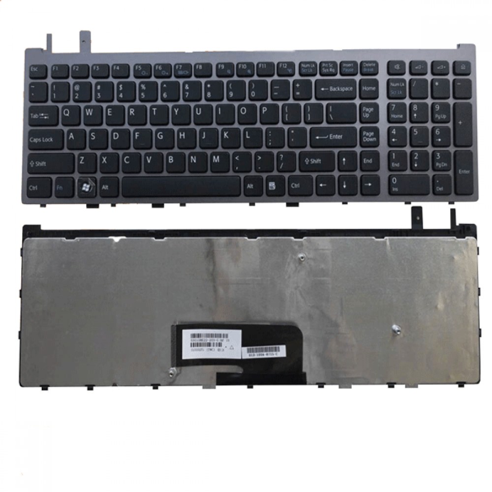 Bàn phím dùng cho Sony Vgn-AW (Màu Đen) Có khung