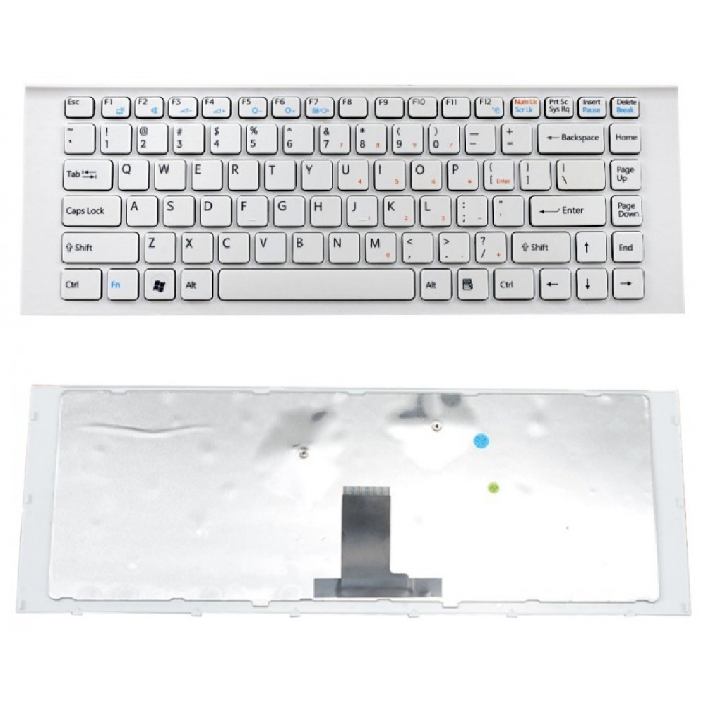 Bàn phím dùng cho Sony Vpc-EG (Màu Trắng) Có Khung