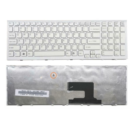 Bàn phím dùng cho Sony Vpc-EH (Màu Trắng) Có Khung