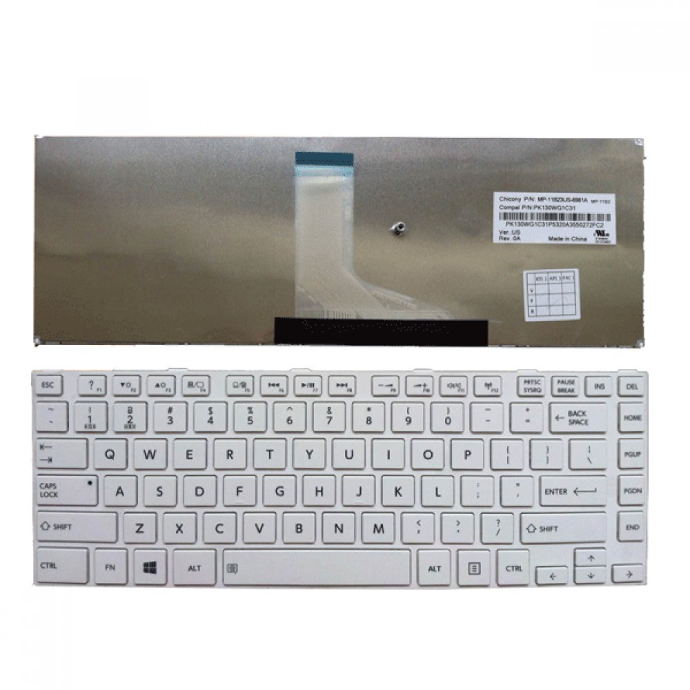Bàn phím dùng cho Toshiba L840,C840,C800,L40A (Màu Đen)