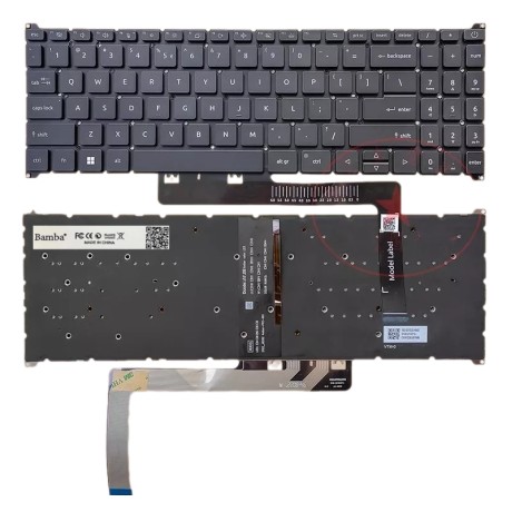 Bàn phím Tốt dùng cho Acer A315-59,A515-57,A715-51,A715-76 (Màu Đen) Có Đèn