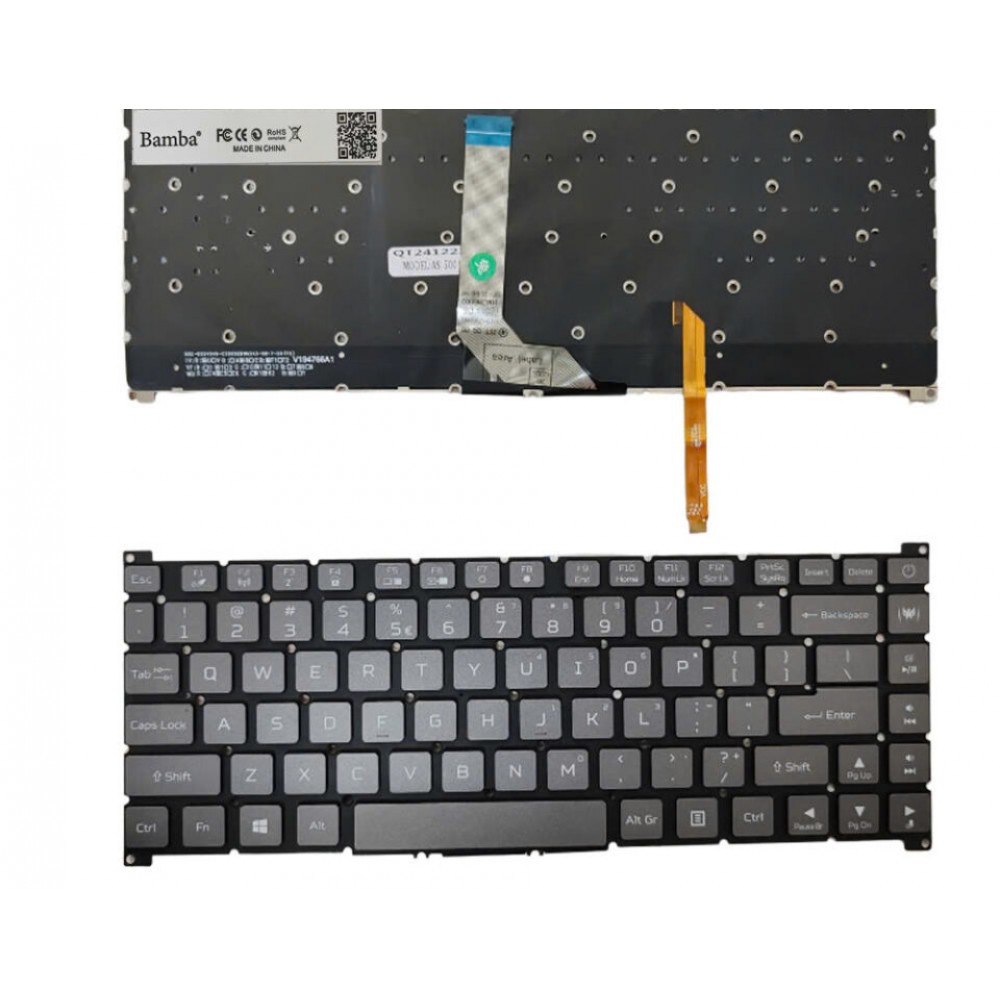 Bàn phím Tốt dùng cho Acer Predator Triton 500,PT515-51,PT515-52 (Có Đèn) Cable nhỏ