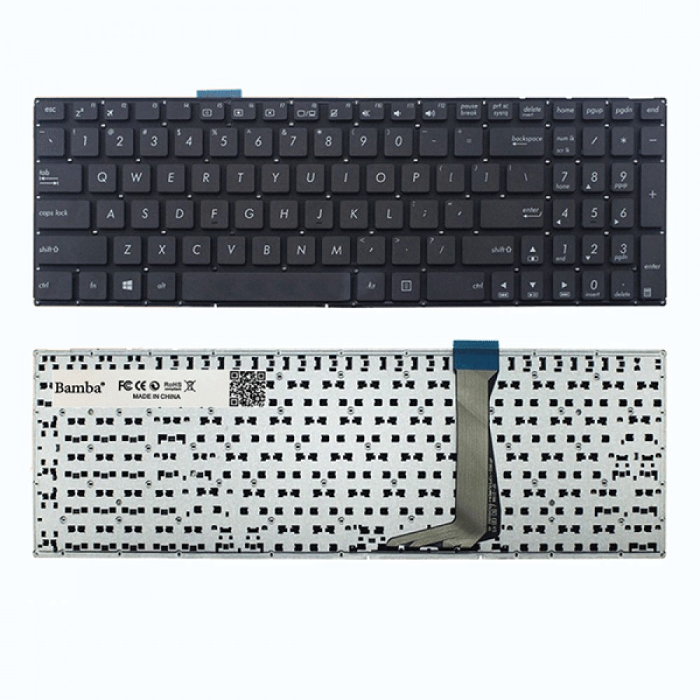 Bàn phím Tốt dùng cho Asus E502,E502M,E502MA,E502S,E502SA,E502N,E502NA (Màu Đen)