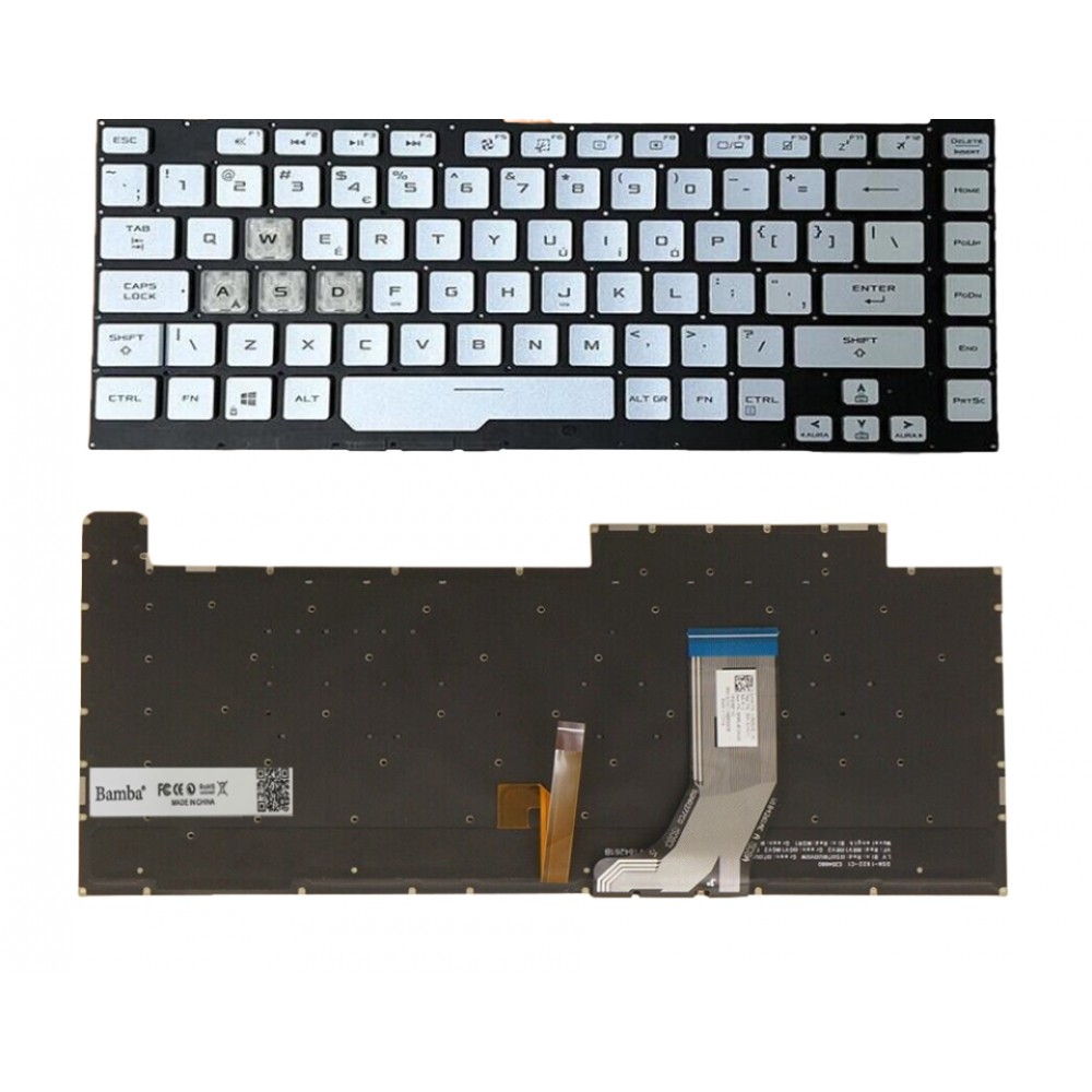 Bàn phím Tốt dùng cho Asus G531,G531GT,G531G,G512 (Màu Đen) Có đèn cable 16pin