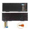 Bàn phím Tốt dùng cho Asus GL553VW,GX553,FX753VD,FX53VD,ZX53V,ZX73 FZ53V (Màu Đen Đỏ) Led 4 PIN