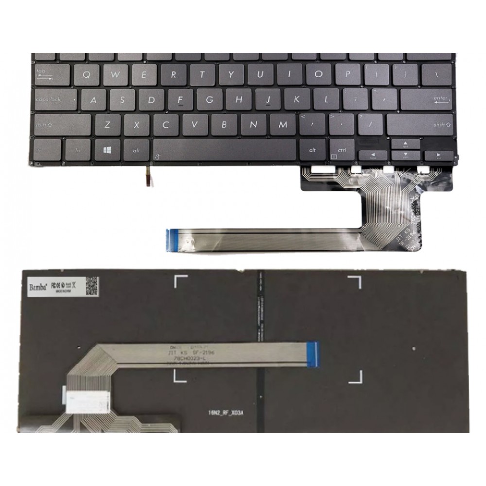 Bàn phím Tốt dùng cho Asus Q325UA,UX370,UX370UA,UX370UAF,UX370UAR (Màu Đen) Có Đèn