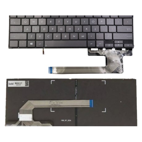 Bàn phím Tốt dùng cho Asus Q325UA,UX370,UX370UA,UX370UAF,UX370UAR (Màu Đen) Có Đèn