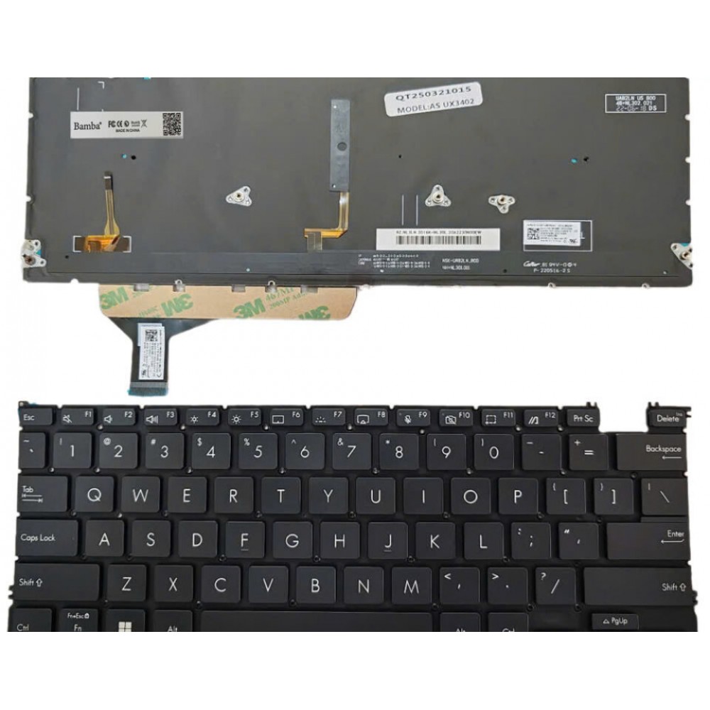 Bàn phím Tốt dùng cho Asus UX3402Z,UX3402V,UM5302 (Màu Đen) Có Đèn