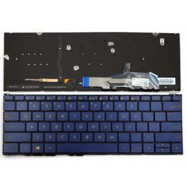 Bàn phím Tốt dùng cho Asus UX390U,UX390UA,UX390UA-DH51,UX390UAK (Màu Xanh) Có Đèn