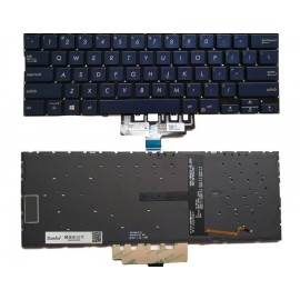 Bàn phím Tốt dùng cho Asus UX434F,UX434FA,UX434FL,UX434FLC (Màu Đen Xanh) Có đèn