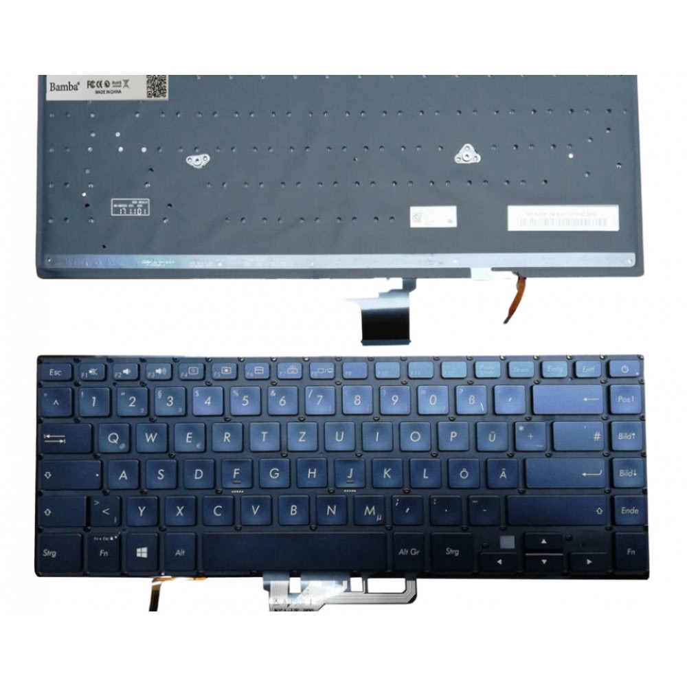 Bàn phím Tốt dùng cho Asus UX530,UX550GD,UX550G,UX550GEX (Màu Xanh Đen) Có Đèn