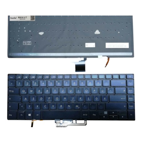 Bàn phím Tốt dùng cho Asus UX530,UX550GD,UX550G,UX550GEX (Màu Xanh Đen) Có Đèn