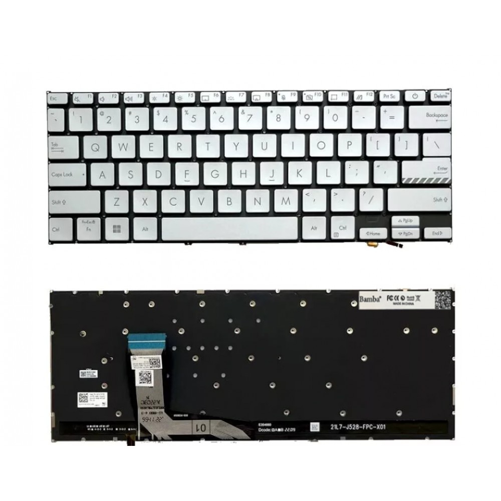 Bàn phím Tốt dùng cho Asus X1402,X1402Z,X1402ZA,X1403,X1403Z,X1403ZA,A1404,A1404ZA,A1404VA (Màu Đen) Có Đèn