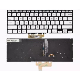 Bàn phím Tốt dùng cho Asus X432,S432,V432,K432FL,X432FA,X432FL (Màu Bạc + Có đèn) Có nút nguồn