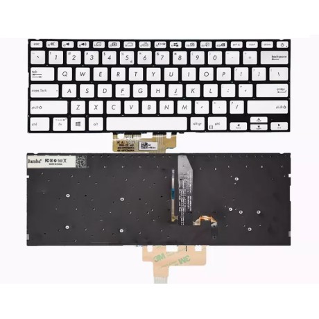 Bàn phím Tốt dùng cho Asus X432,S432,V432,K432FL,X432FA,X432FL (Màu Bạc + Có đèn) Có nút nguồn