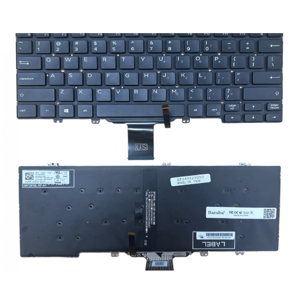 Bàn phím Tốt dùng cho Dell Latitude 5300,5310,7300,7391 (Có đèn)