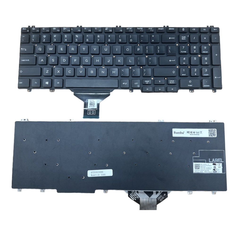 Bàn phím Tốt dùng cho Dell Latitude 5500,5501,5510,5511,Precision 3500,3501,3540,3541 (Không có chuột trái + phải)