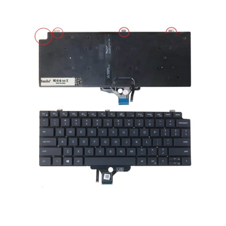 Bàn phím Tốt dùng cho Dell Latitude 7310 (Có Đèn)