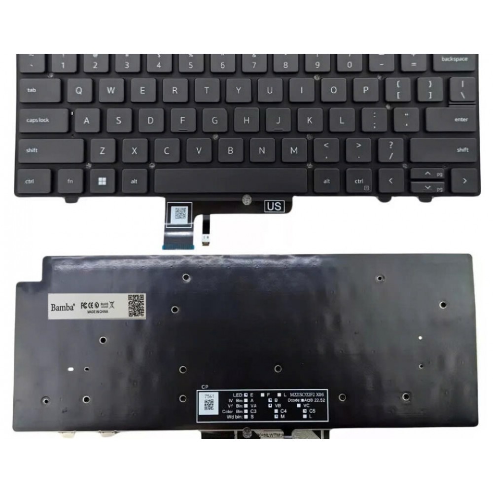 Bàn phím Tốt dùng cho Dell Latitude 7340,7440,7460 (Có Đèn)