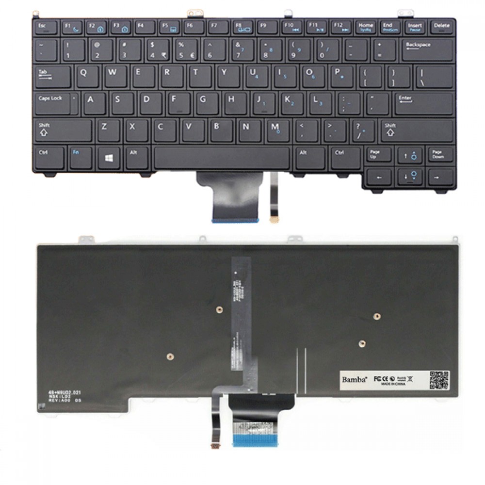 Bàn phím Tốt dùng cho Dell Latitude E7240,E7440 (Có Đèn)