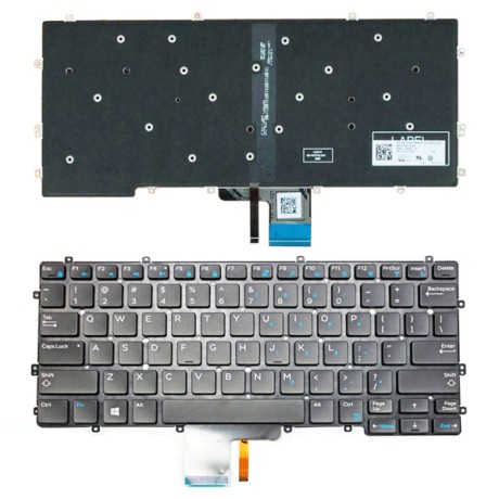 Bàn phím Tốt dùng cho Dell Latitude E7285,7370,E7370,P67G (Có Đèn)