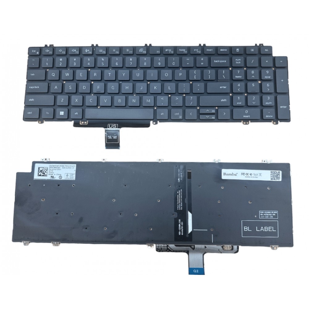 Bàn phím Tốt dùng cho Dell Precision 3560,3561,Latitude 5520,5521,5530,5531 (Có Đèn)