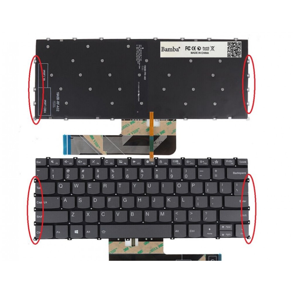 Bàn phím Tốt dùng cho Lenovo Lenovo S340-13IML (Có Đen )