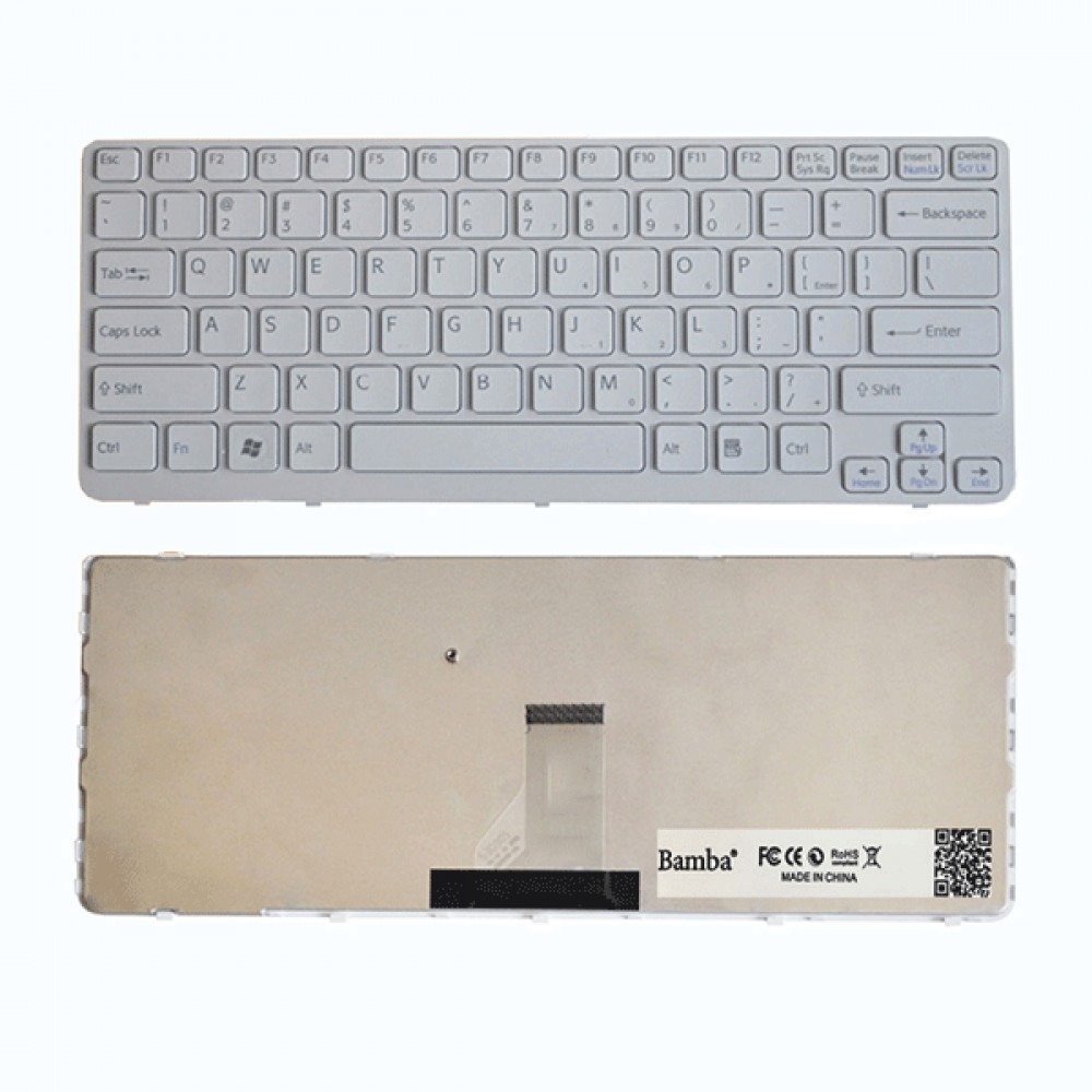 Bàn phím Tốt dùng cho Sony Sve-14 (Màu Trắng) Có Khung