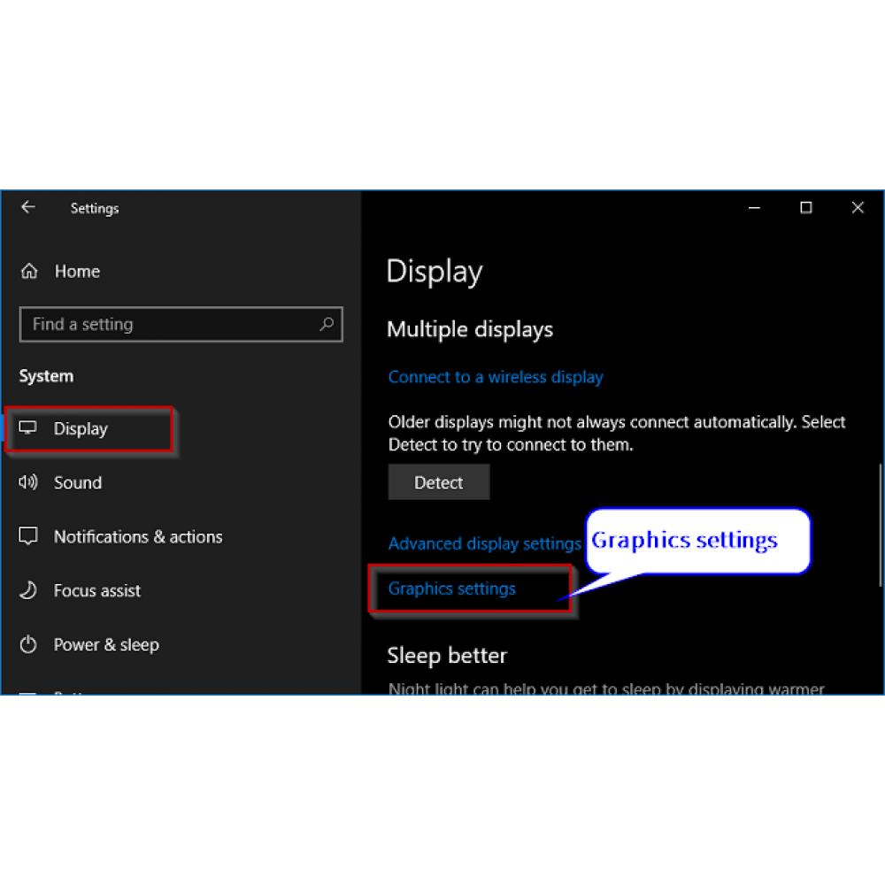 Cách chuyển Card màn hình bằng Graphics settings trên Windows 10
