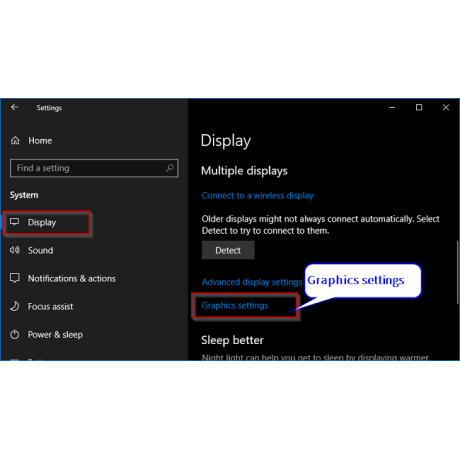 Cách chuyển Card màn hình bằng Graphics settings trên Windows 10
