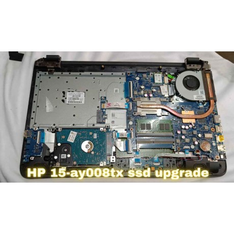 .Tháo, thay thế nâng cấp ổ cứng SSD cho laptop HP 15 ay - Hướng dẫn từng bước