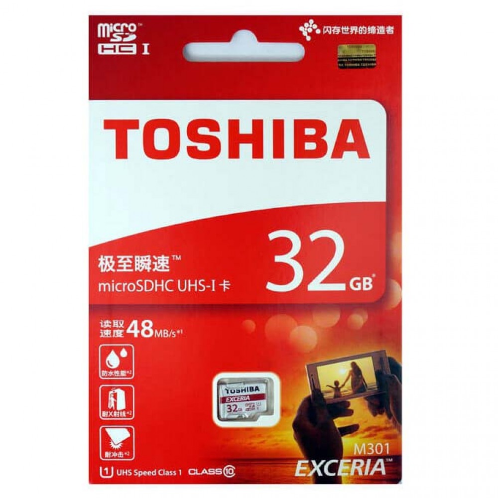 Thẻ nhớ MicroSD Toshiba 32G class 10 chính hãng