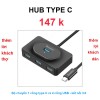 Hub Usb C – 4 Port Usb 3.0 B12 loại Tốt