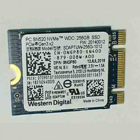 256 GB SSD M2 2242 (WD SN520 siêu hiếm) (ổ cứng laptop)
