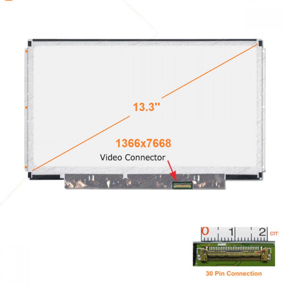 Màn hình 13.3 Led Slim dùng cho Dell Latitude E3340,E3350,E3380